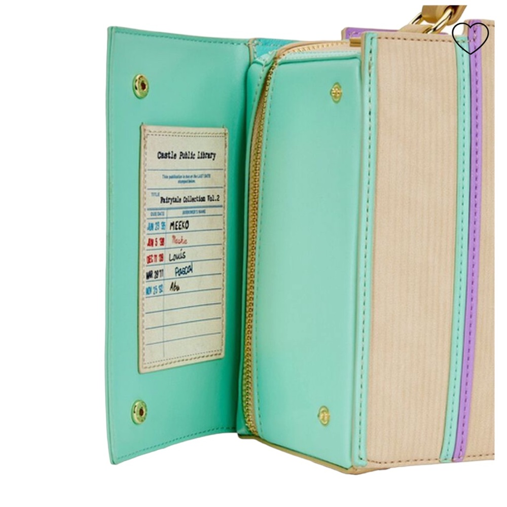 Loungefly Exclusive Disney Stitch Shoppe Princess Books Volume 2 Crossbody Bag - Picture 4 of 13